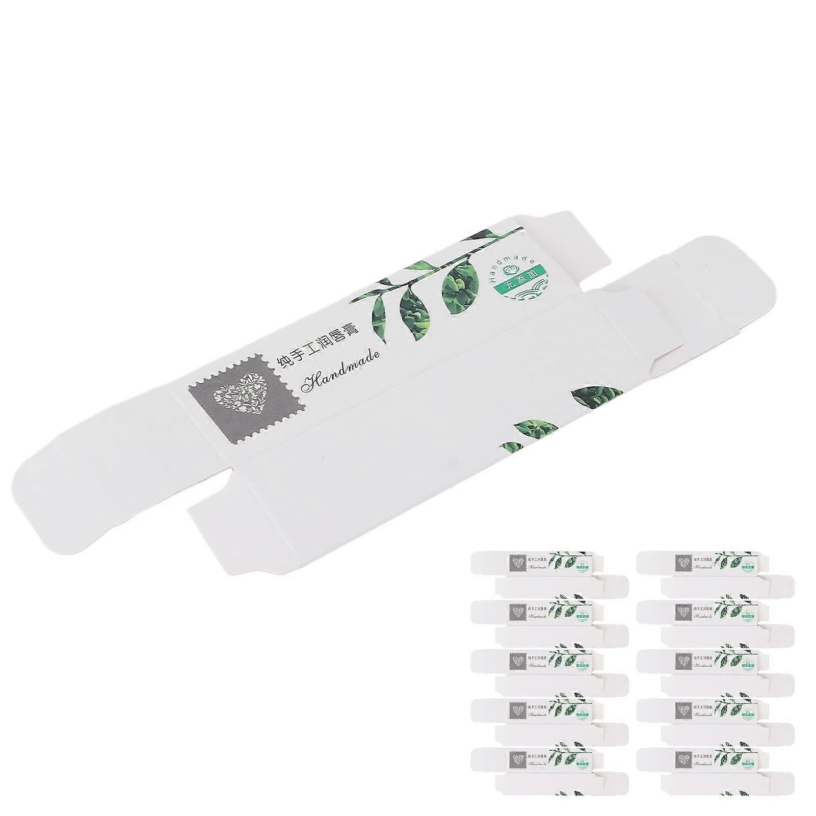 Lipstick Packaging Box Foldable Cardboard Empty for DIY Cosmetics Retail and Gifting