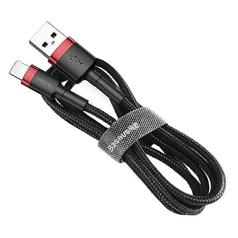 BASEUS Cafule Series 1M Weave iP Data Sync Charging Cable for iPhone X/8/8 Plus