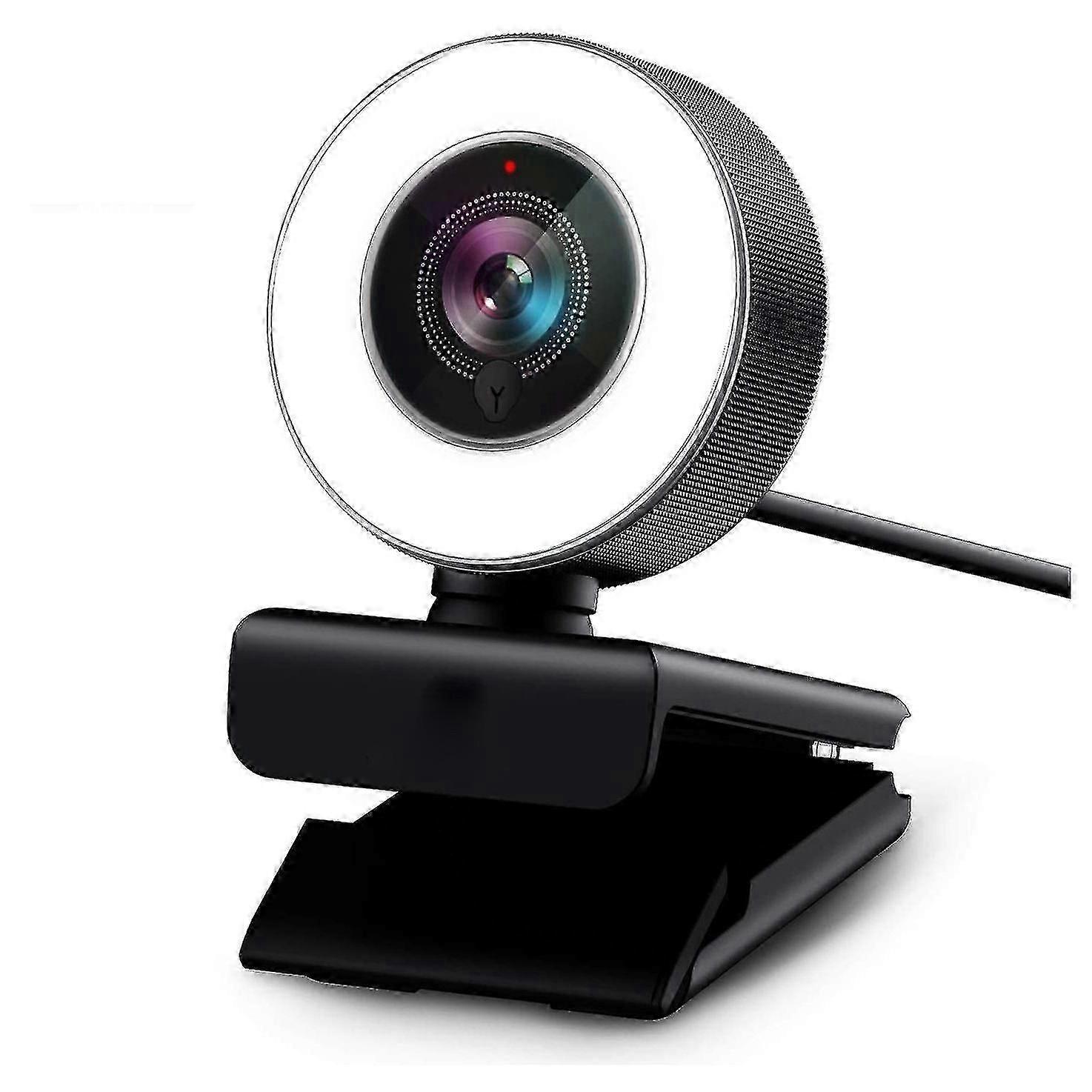 Usb Pro Computer Web 1080p Full Hd Web Cams Auto Focus Computer Camera Usb Pc Webcam With Dual Microphones Led Ring Light Webcam
