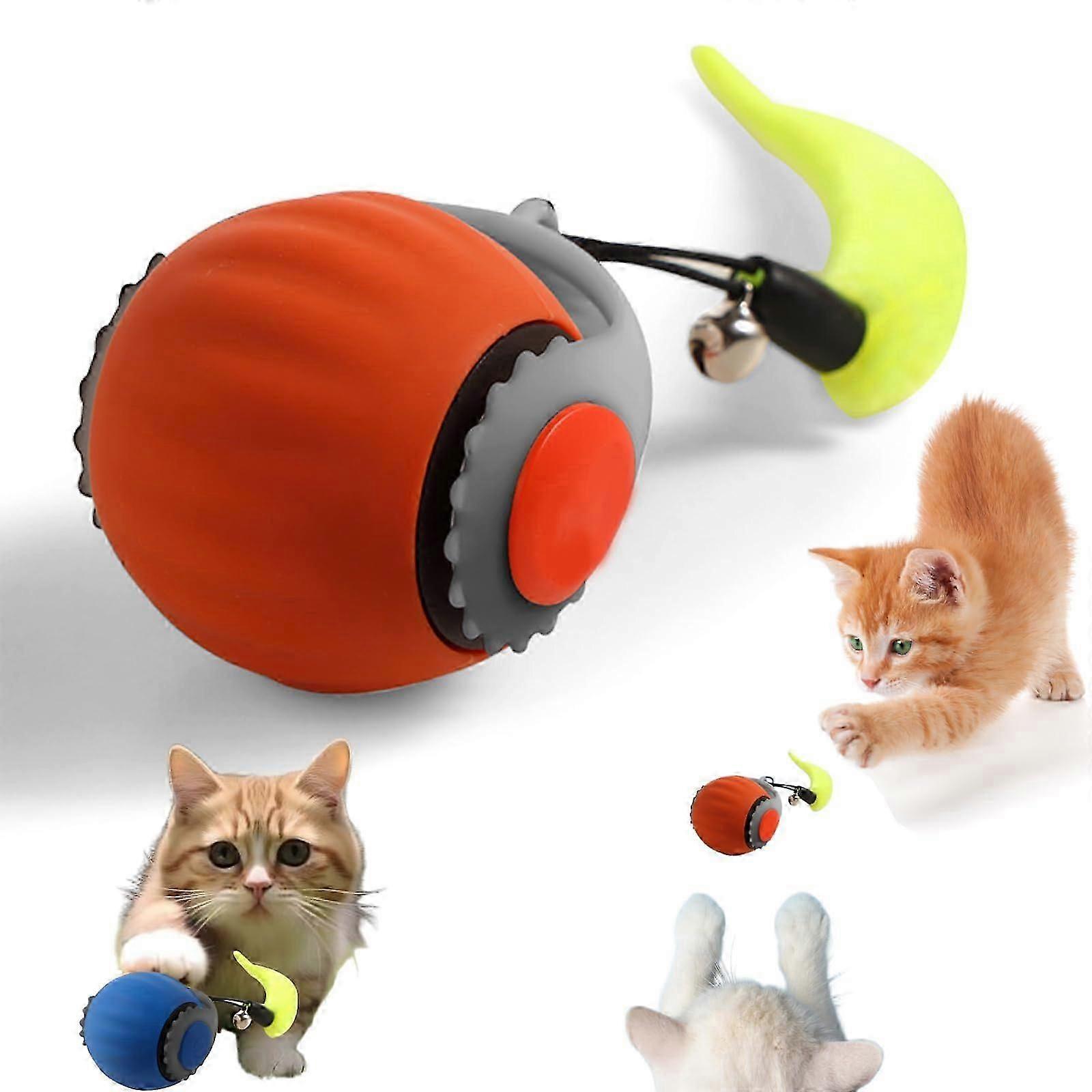 Interactive Automatic Moving Smart Cat Ball Toy for Indoor Cats