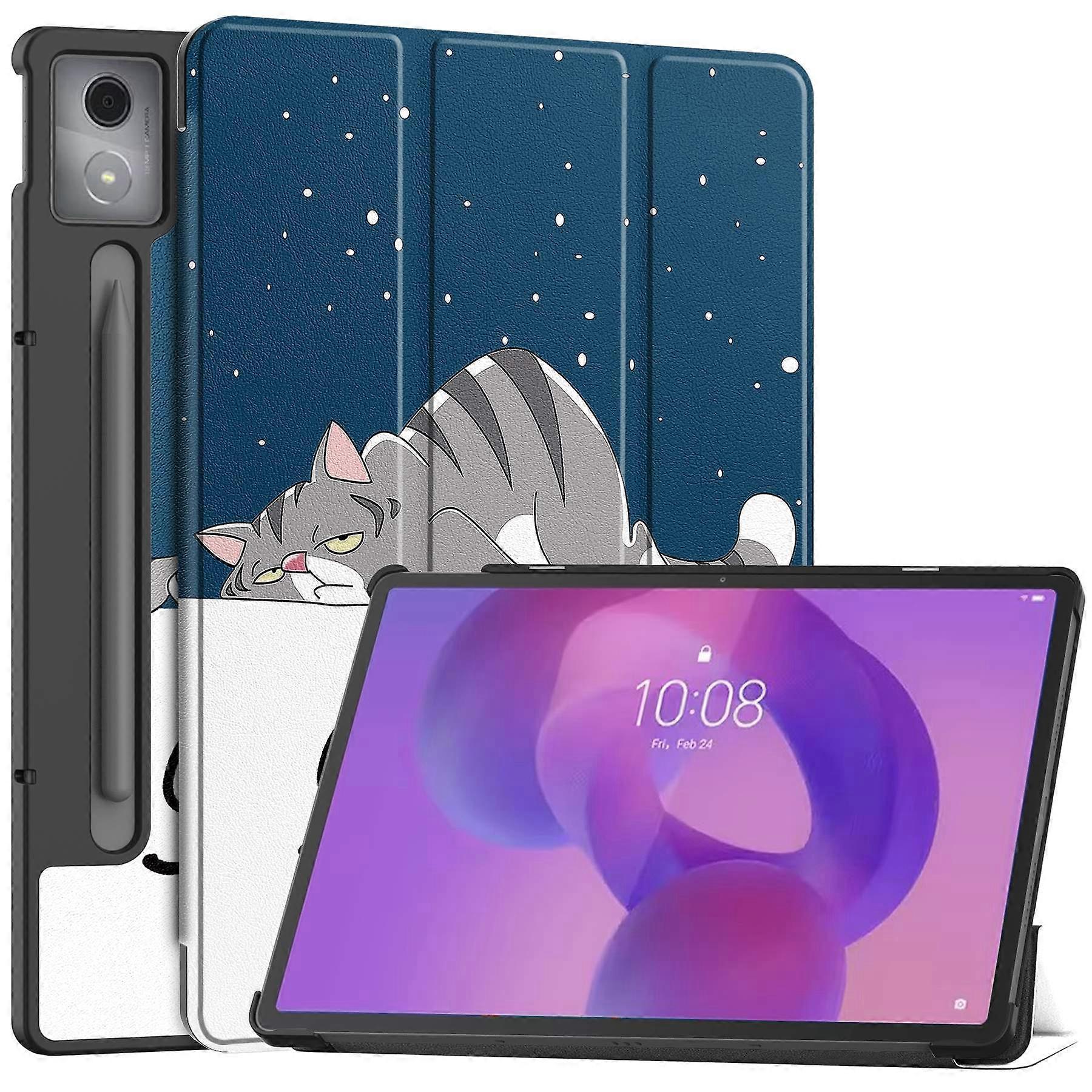For Lenovo Idea Tab Pro Case Pattern Print Leather Stand Tablet Cover