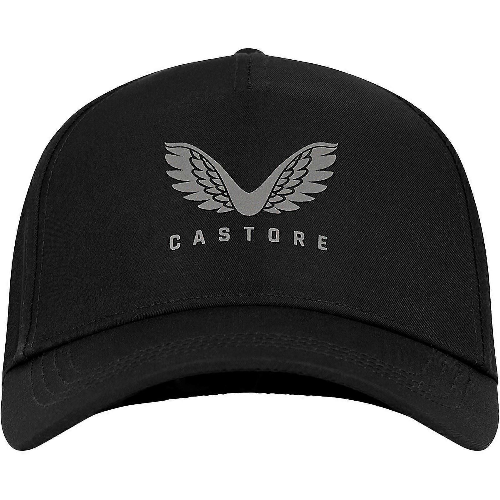 Castore Core Unisex Adults Black Baseball Caps - One Size