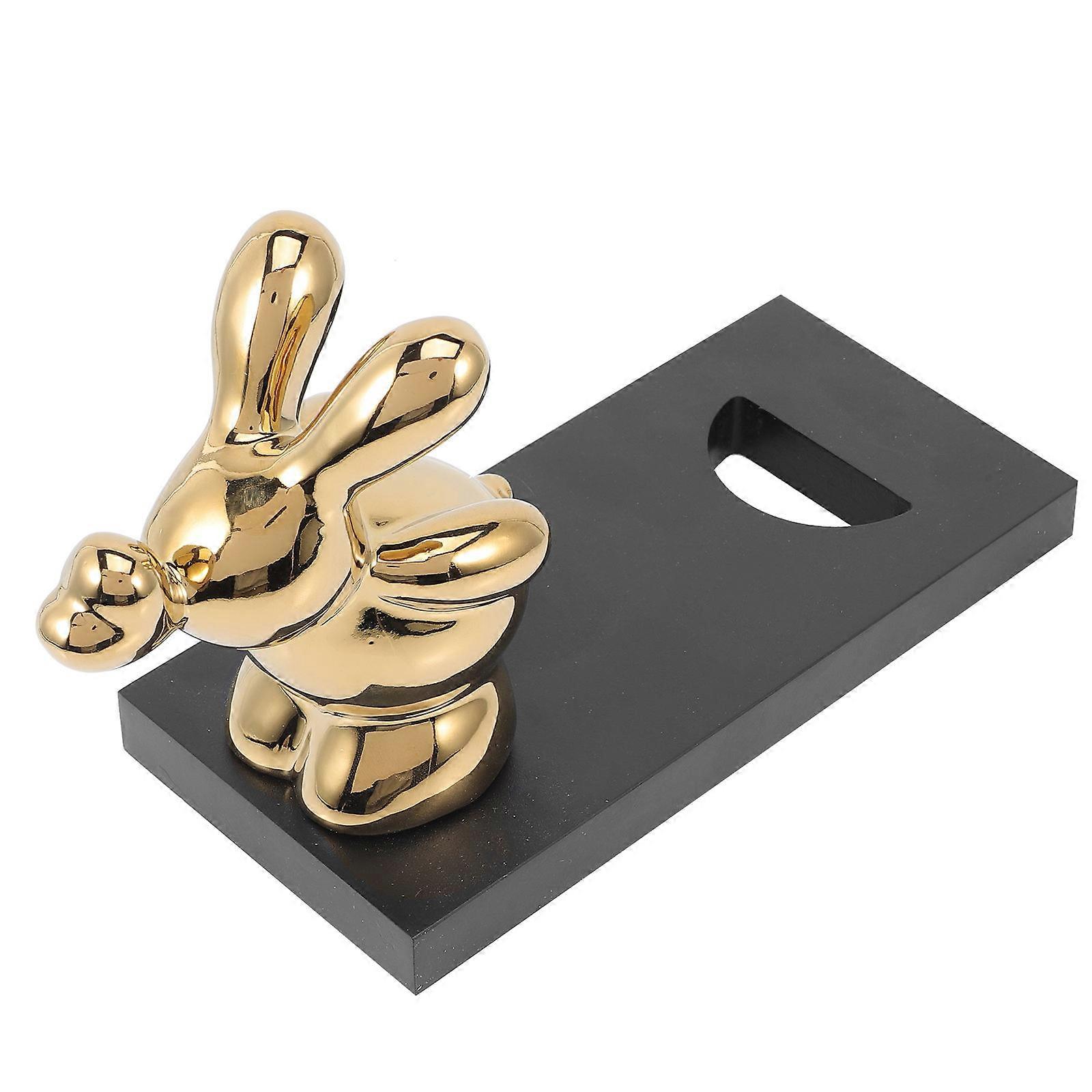 Multi-Function Holder Red Holder Golden Novelty Design For Dinner Party 21x14.5cm 1Set