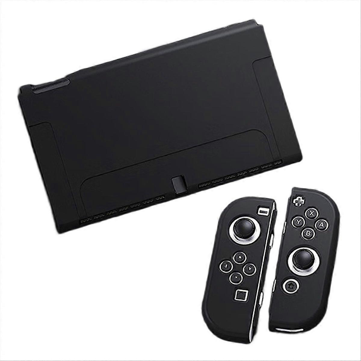 Protective Case for Console and Joy-Cons,FOR OLED Black