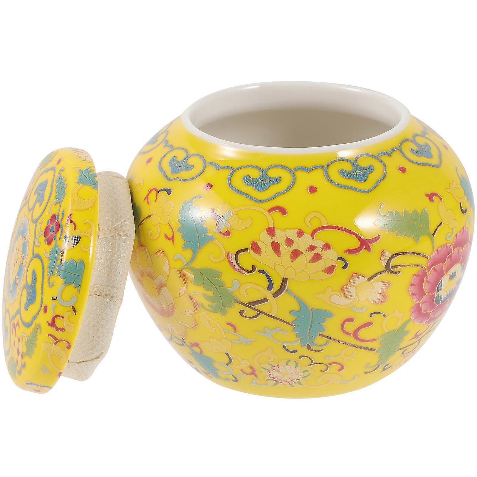 Multi-Function Ceramic Tea Canister Sealing Jar for Storage Use Household