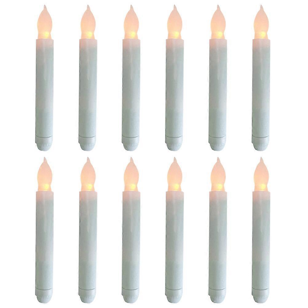 Electronic Candle Light LED Candles Flickering Flame Effect 12Pcs Pack