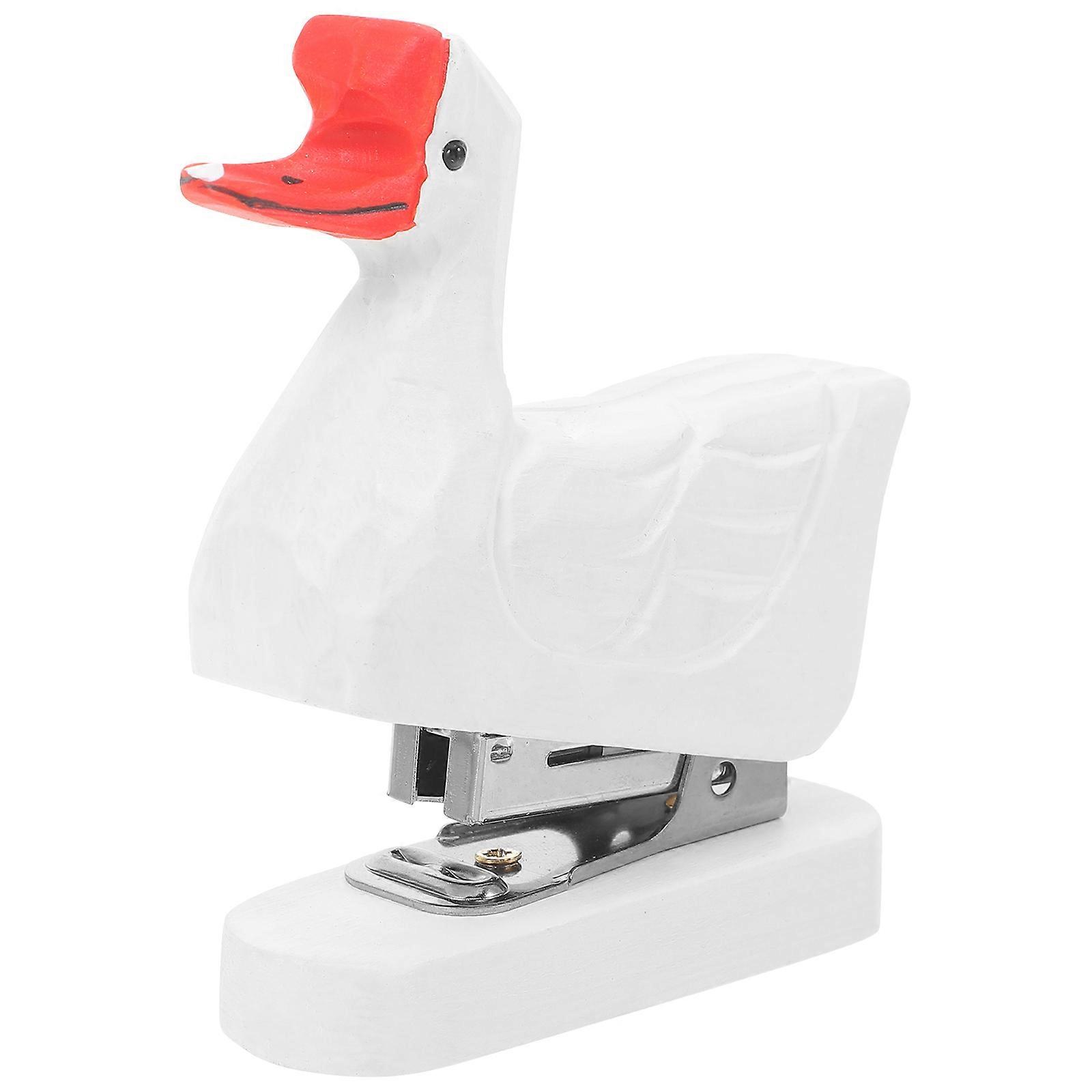 Wooden Animal Stapler Practical Paper Stapling Tool Portable Stapler