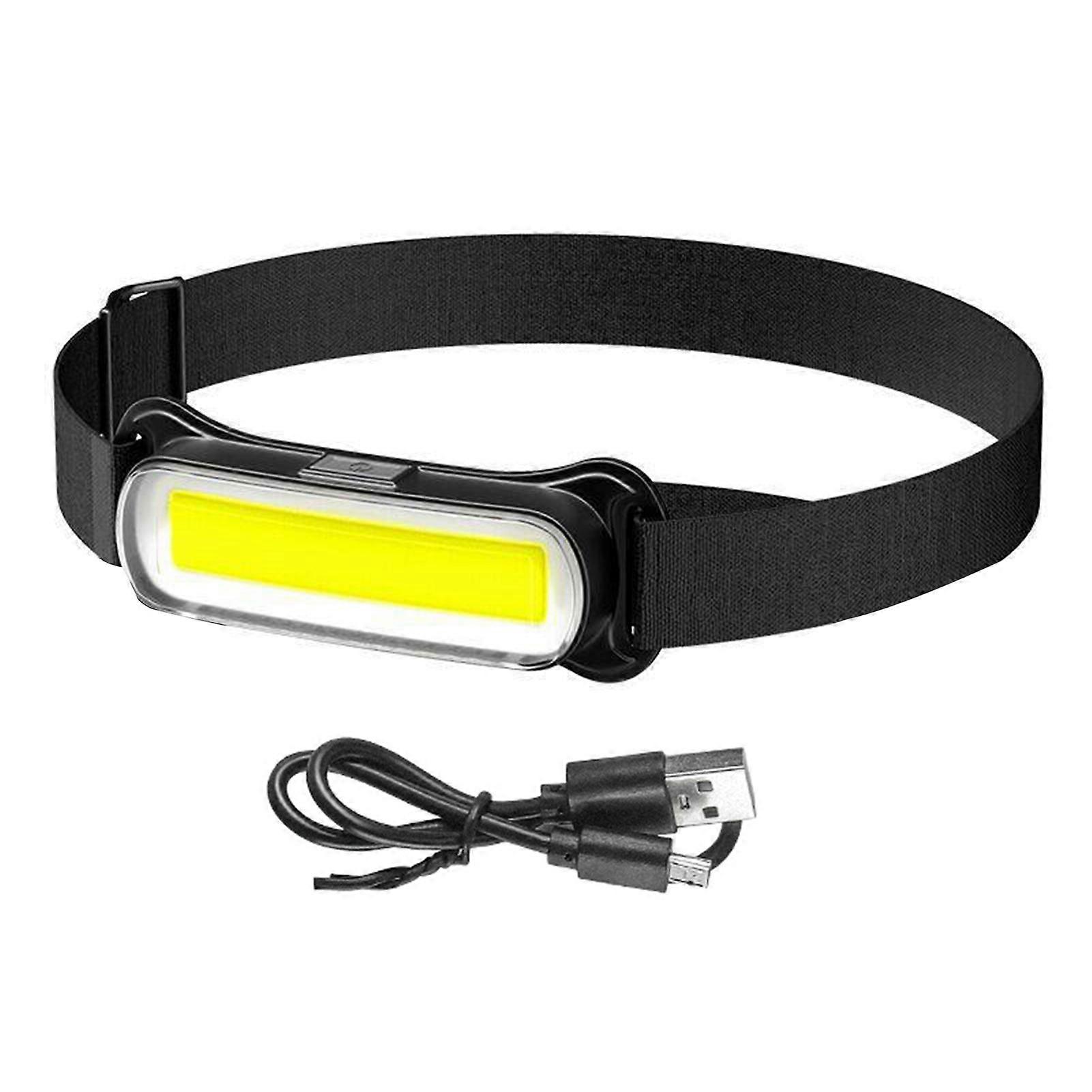 Multi-function Headlight 3 Modes Adjustable Waterproof USB Rechargeable Hands-free Lightweight