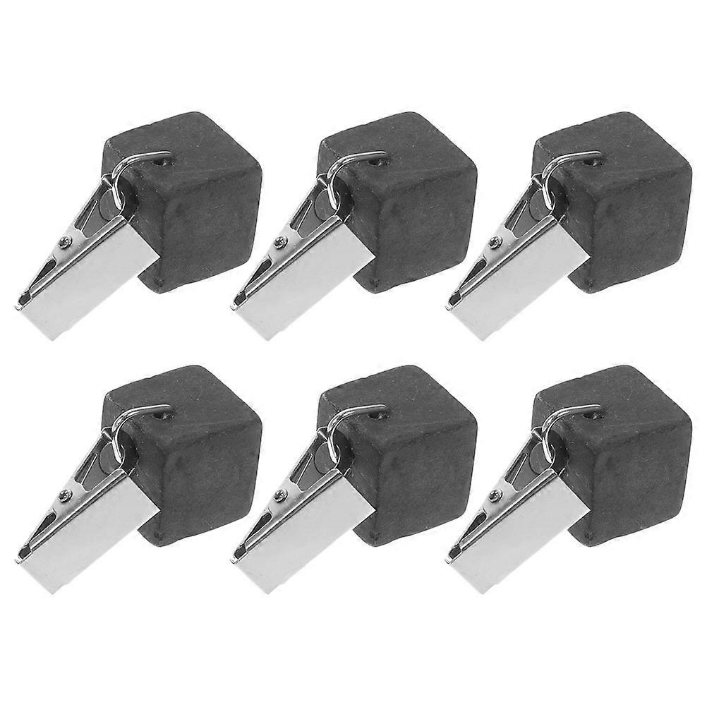 6pcs Tischdecke Gewicht Tischdecke Anhänger Tischabdeckung Gewichte Stein Tischgewichte Kleiderbügel mit Metallclip