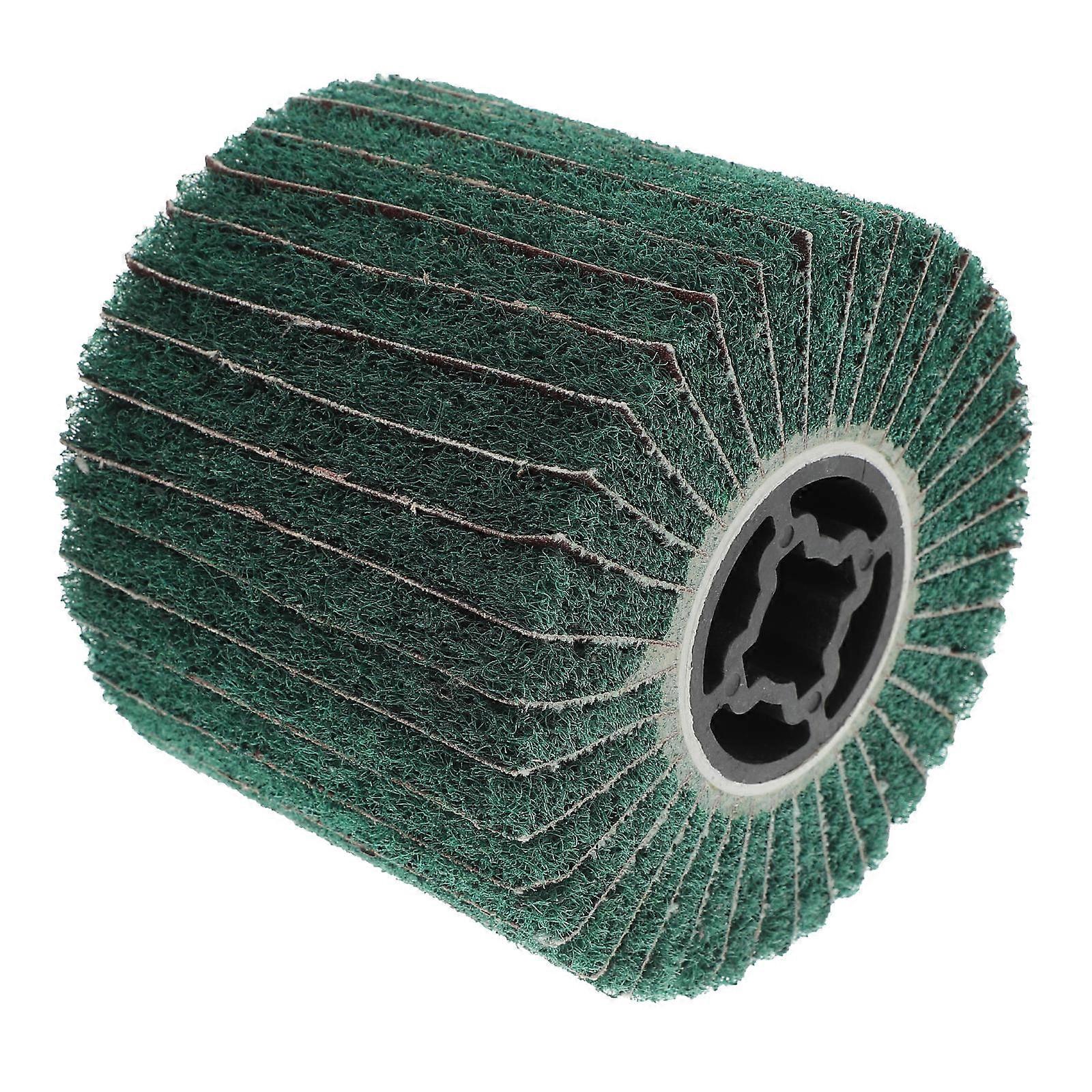 Roue de polissage en nylon, verte