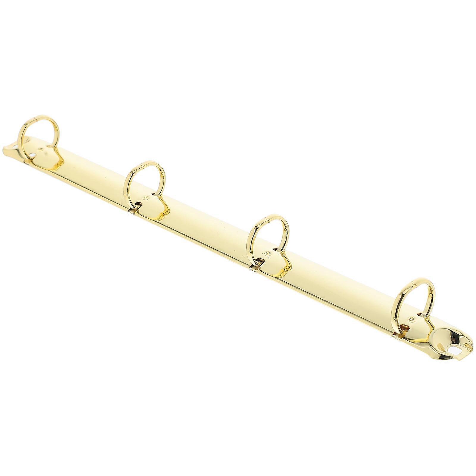 Golden Ring Binder Mechanism 5Pcs for Document Storage and Binding