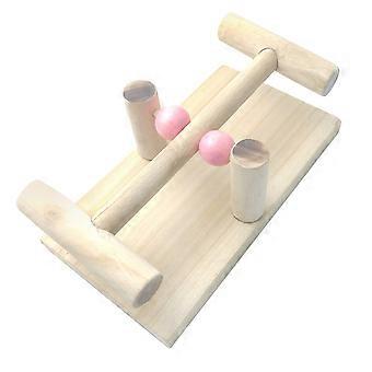 Balançoire en bois durable pour perroquet et hamster (1 pièce)
