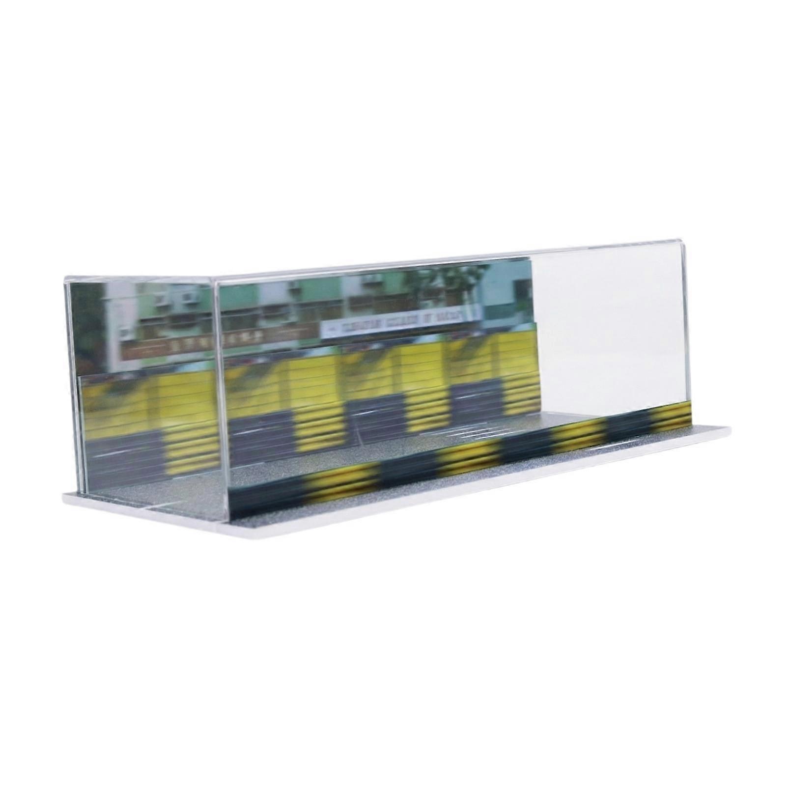 1/64 Model Car Display Case with Lighting Storage Stackable Display Stand