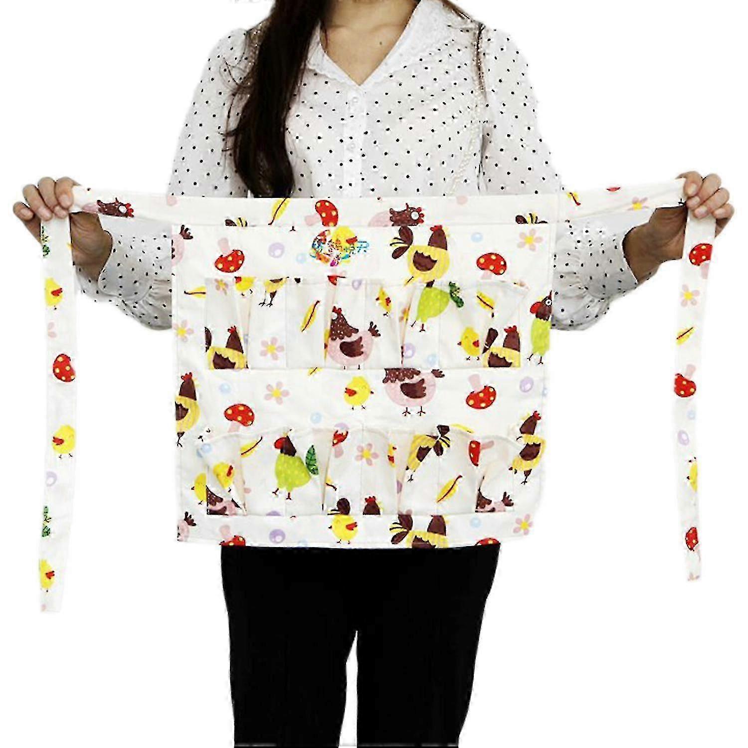 Eggs Collection Apron Adjustable Kitchen Gathering Holder Container Supplies