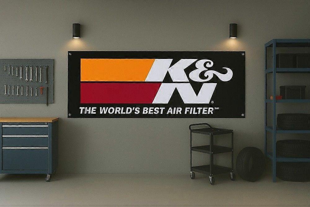 K&N Verdens bedste luftfilterflag Bilperformancebanner FG 352