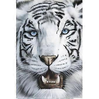 TIGRE BRANCO - ART Quebra-cabeça de madeira - TIGRE BLANCO NATUREZA VIDA SELVAGEM 3784 -A1472