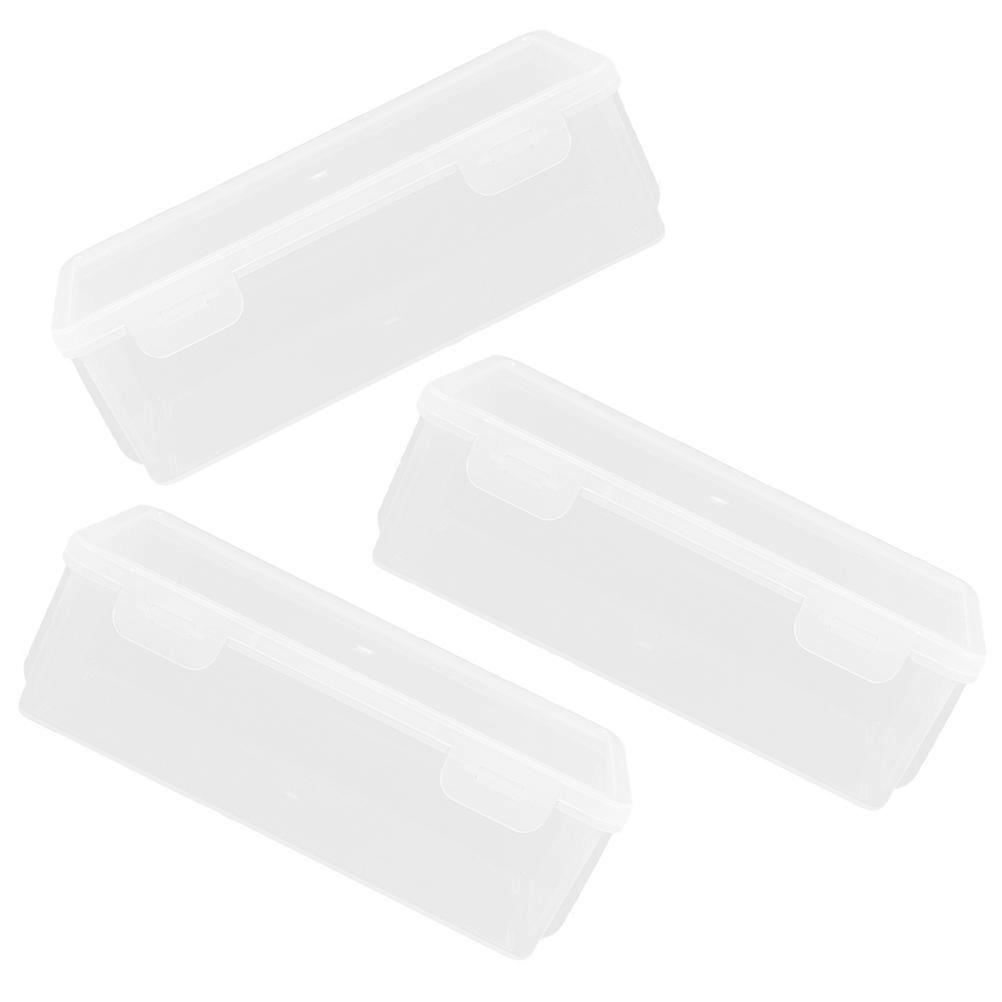 Toast Box Transparent Bread Storage Container for Storage 3Pcs Set