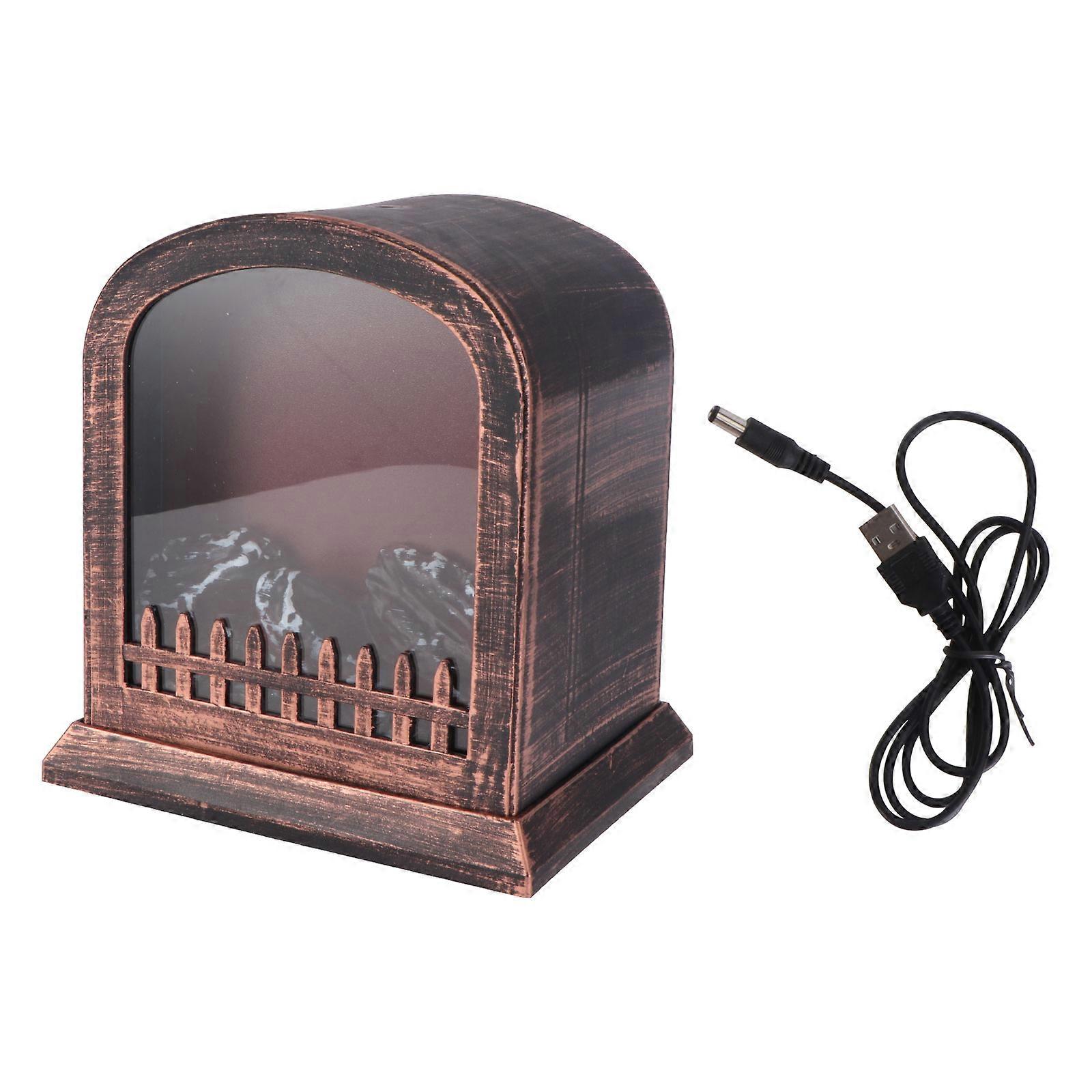 Decorative Lamp Simulation Fireplace Flame Lamp for 1Pcs Coffee