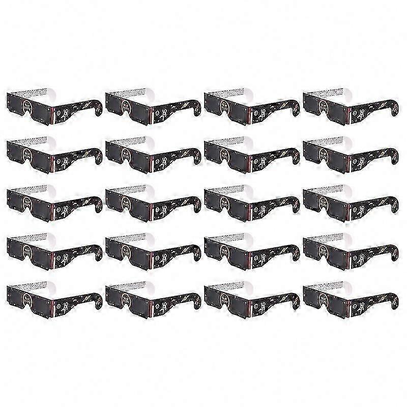20-Pack Eclipse Viewing Glasses with Protective Filters for Safe Sun Observation