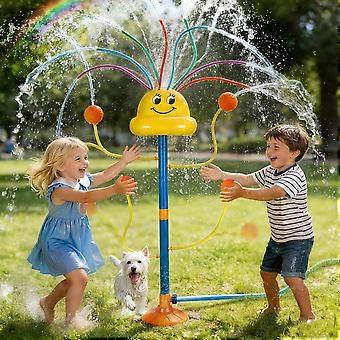 Kids' Clown Sprinkler Toy, Outdoor Rotating Water Play Toy