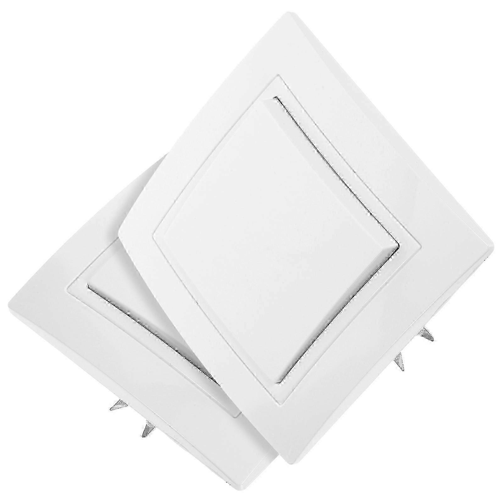 Home Use Light Switch Wall Mounted Control Switch 6Pcs White Panel