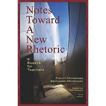 Notes Toward A New Rhetoric 9 Essays For Teachers - Francis Christensen - Paperback - en Book