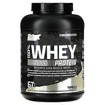 Nutrex Research, Protéines de lactosérum 100%, Vanille, 5 lb (2 265 g)