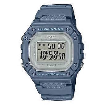 CASIO TIMELESS COLLECTION SPORT ILLUMINATOR WR 50M, ALARM, CHRONOGRAPH - AVIO - COLORED SERIE