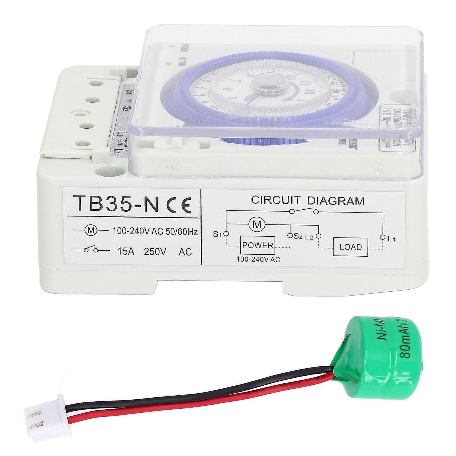 Time Switch Mechanical Timer 24 Hours Controller Accessory for Light Oven 100?240V AC