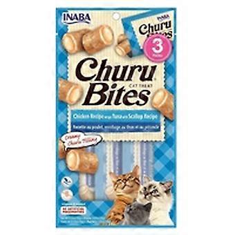 Churu Bites for Cats Tuna Recipe with Scallops 3packs