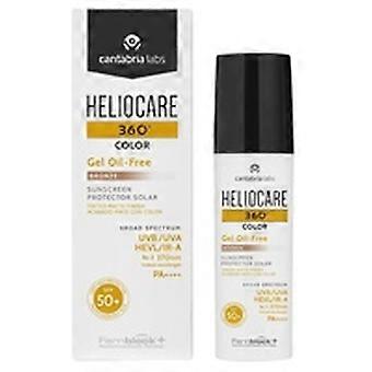 360° Oil-Free Bronze Color Gel SPF 50+ 50 ml of gel