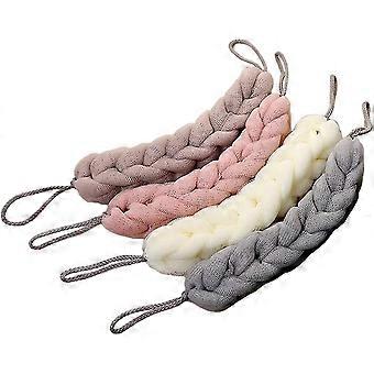 4 Packs Long Stretch Back Sponge With Rope Handles Back Scrubber Bath Shower Mesh Sponge Exfoliating Body Scrub Stretch Braided Loofah For Men And Wom