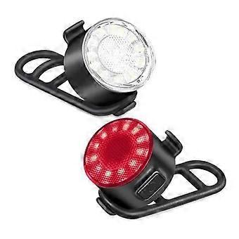 Conjunto de Luzes de Bicicleta - KOSIIL - Recarregável USB - IPX5 À Prova de Água - 6 Modos de Iluminação LED