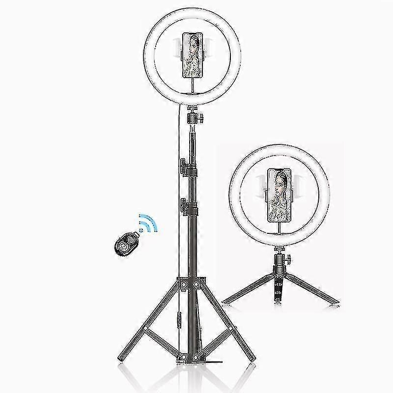 Selfie 18" med stativmontert LED-ringlys