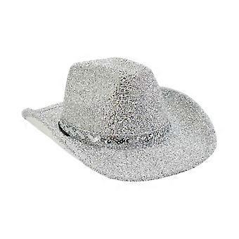 Glitzerpuder-Cowboyhüte für Damen und Herren – Festival-Event-Accessoires, Cosplay-Kostümzubehör, Bühnenrequisiten