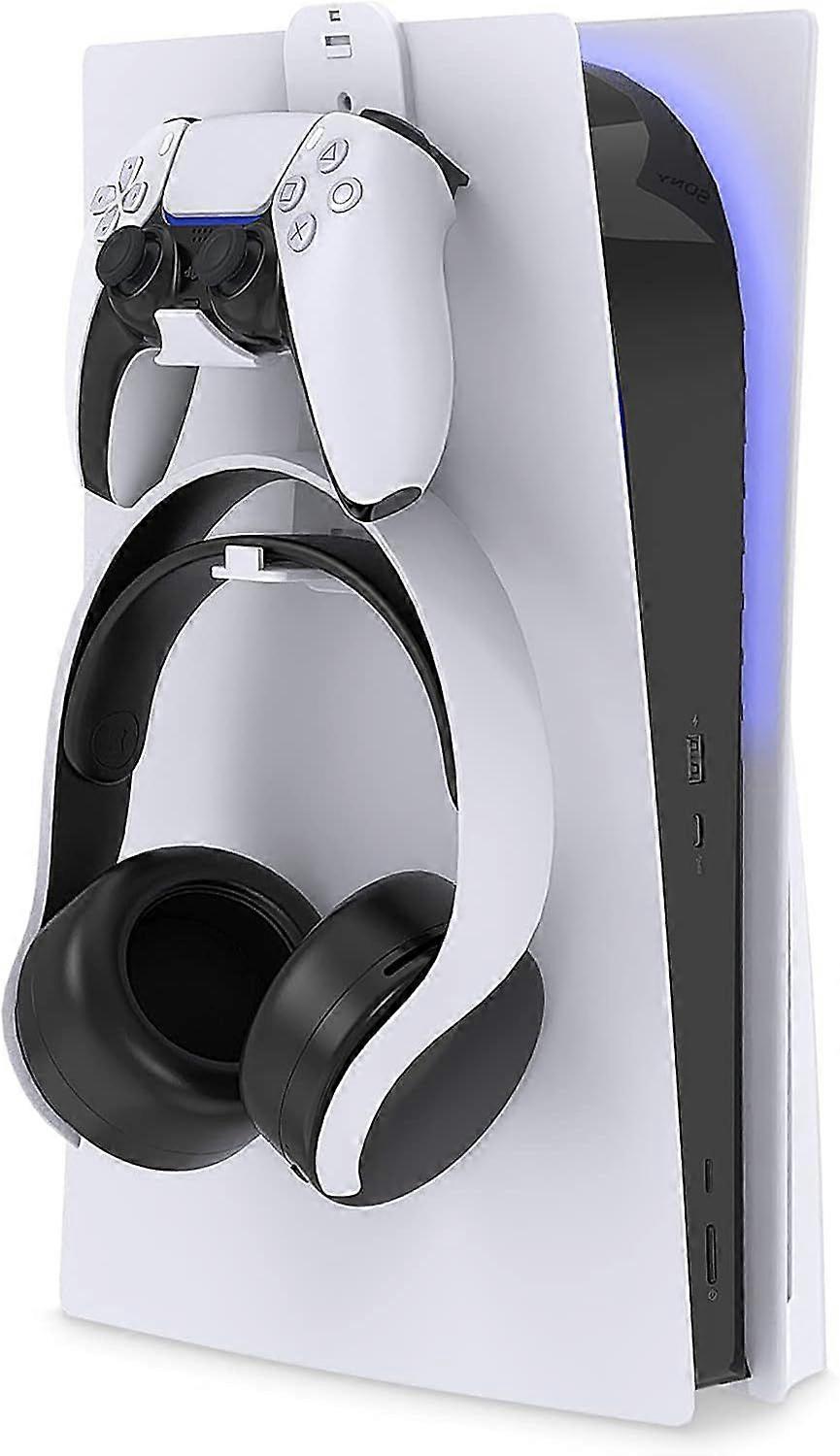 Controller Mount Compatible with PS5, Bracket Compatible with PS5 Controller and Headphone