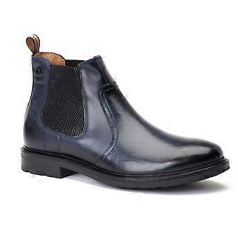 Base London Bloom Navy Leather Male Mens Boots-12