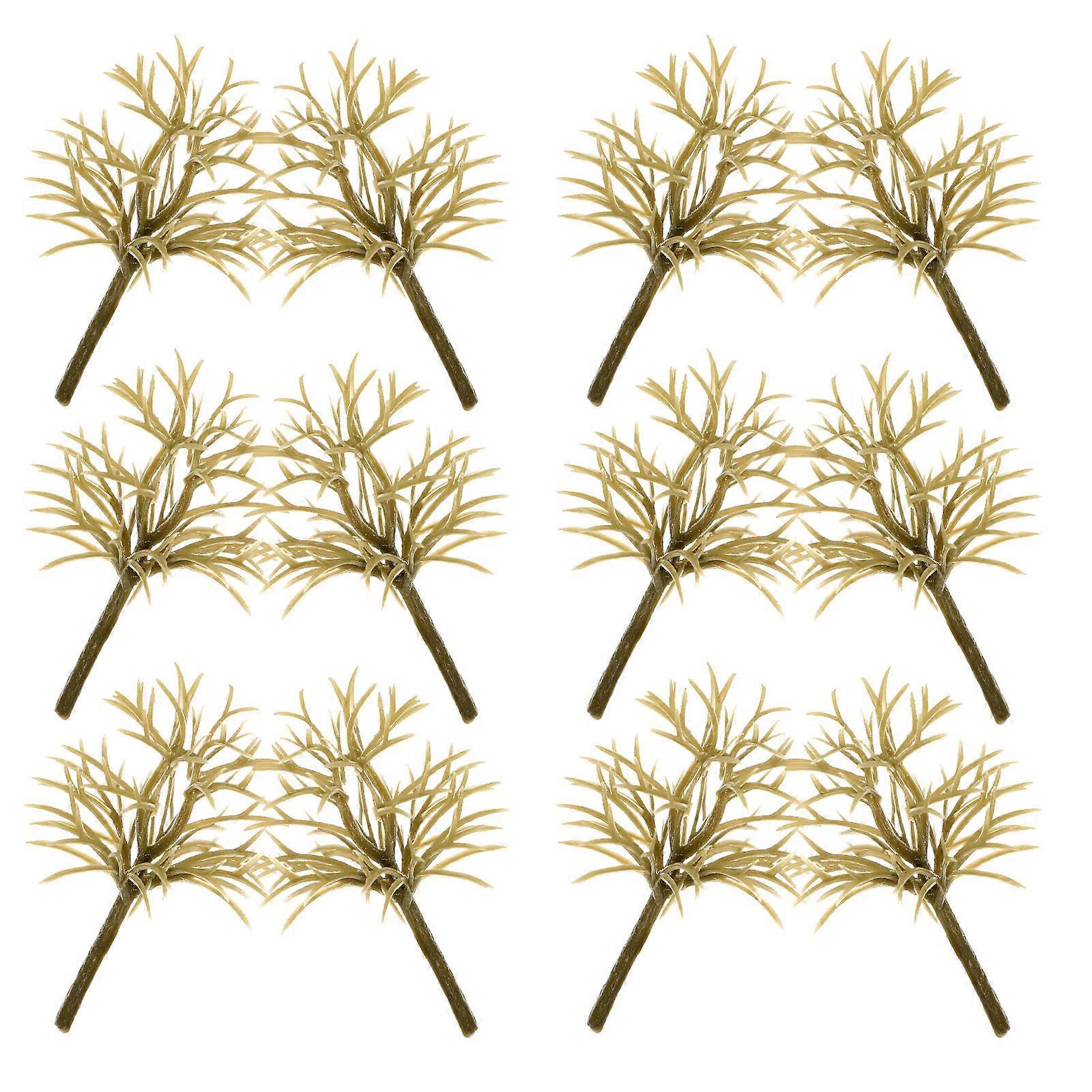 30pcs Model Trees Without Leaves Simulation Mini Tree Models Sand Table Railroad Landscaping Tree Models