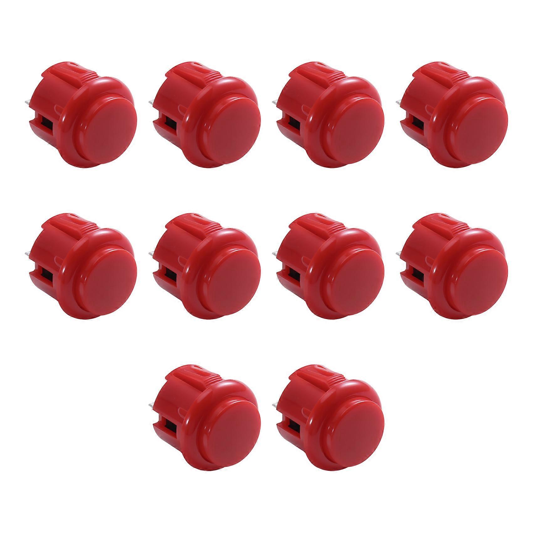 10pcs 24mm for Baolian Cassette Buttons Arcade Push Button Switch Circle Buttons Micro Switch for Arcade DIY Kit