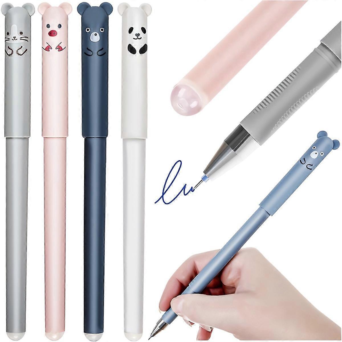 Erasable pen - animals 4 pcs.