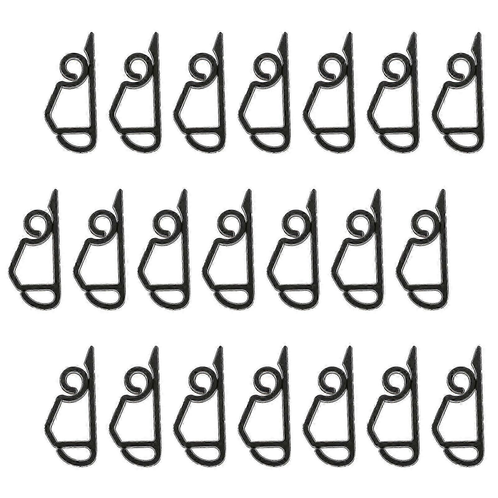 Christmas Plastic Light Hooks for Decorating 100Pcs