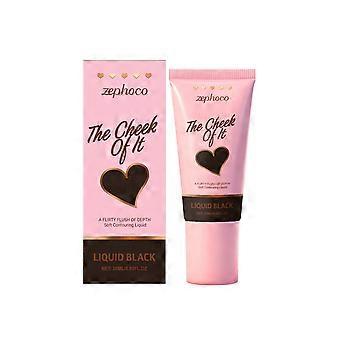 Zephoco Black Contouring Liquid: Natürliches Konturieren und Schattieren für einen 3D-Make-up-Look, perfekt für das tägliche Gesichts-Make-up
