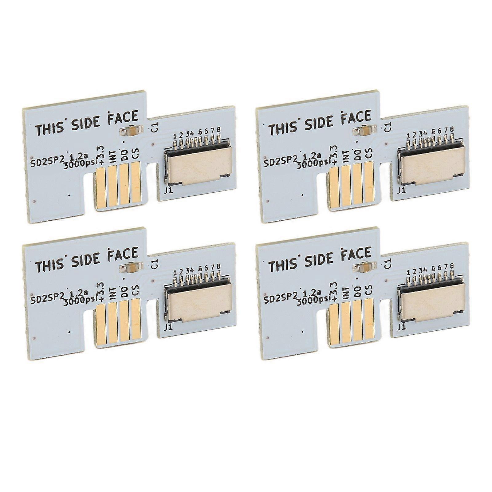 Console Micro Storage Card Adapter Game Console Memory Card Reader for GC SD2SP2 SDLoad SDL 4pcs White