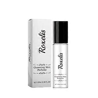 Perfume de feromônio floral masculino fragrância duradoura exala charme masculino nicho de madeira portátil perfume de bola