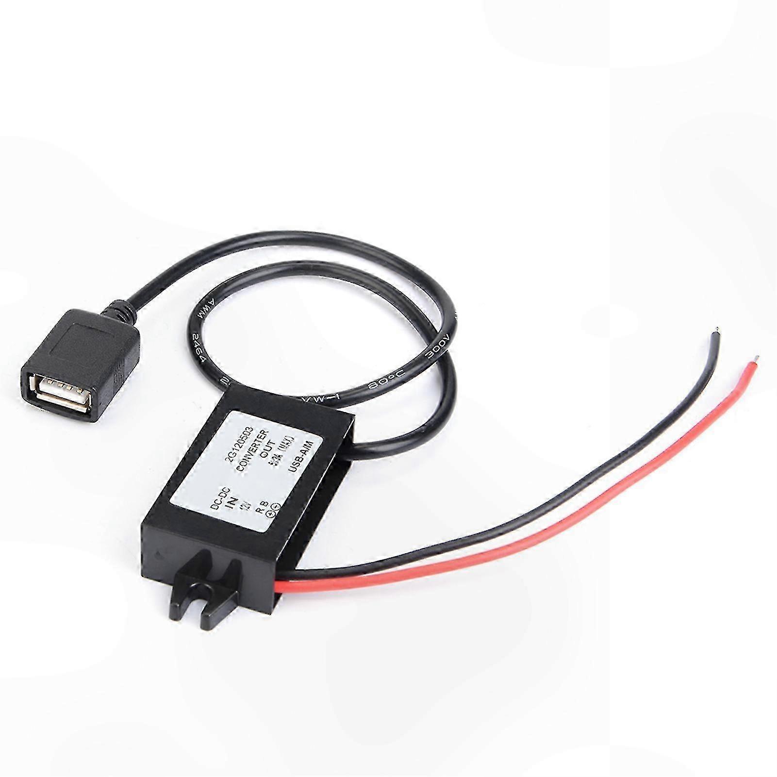 12V to 5V Step-Down Conversion | 3A USB DC-DC Power Supply Module & Buck Converter
