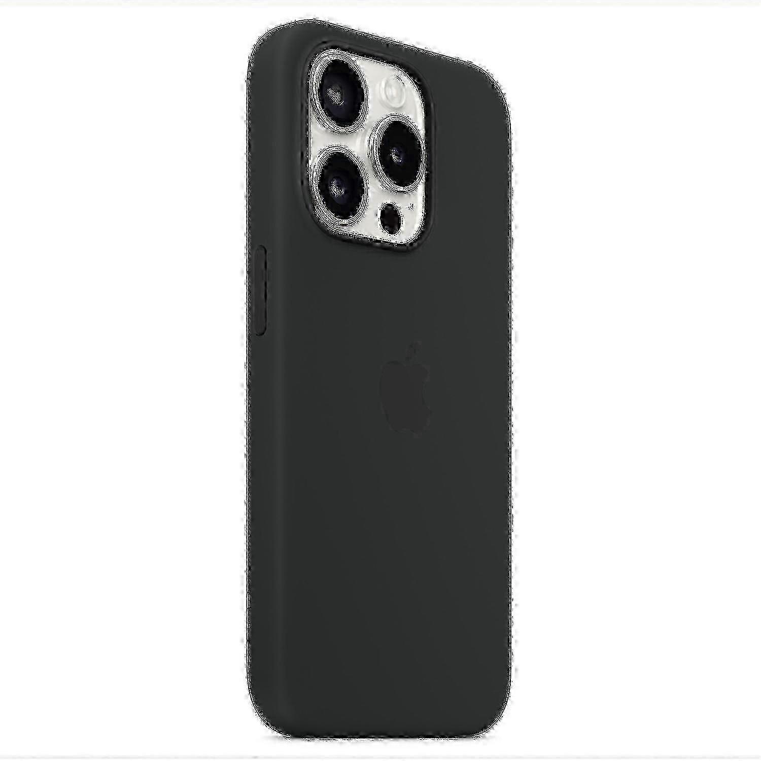 Capa de silicone para celular com MagSafe e design protetor para iPhone 15 Pro