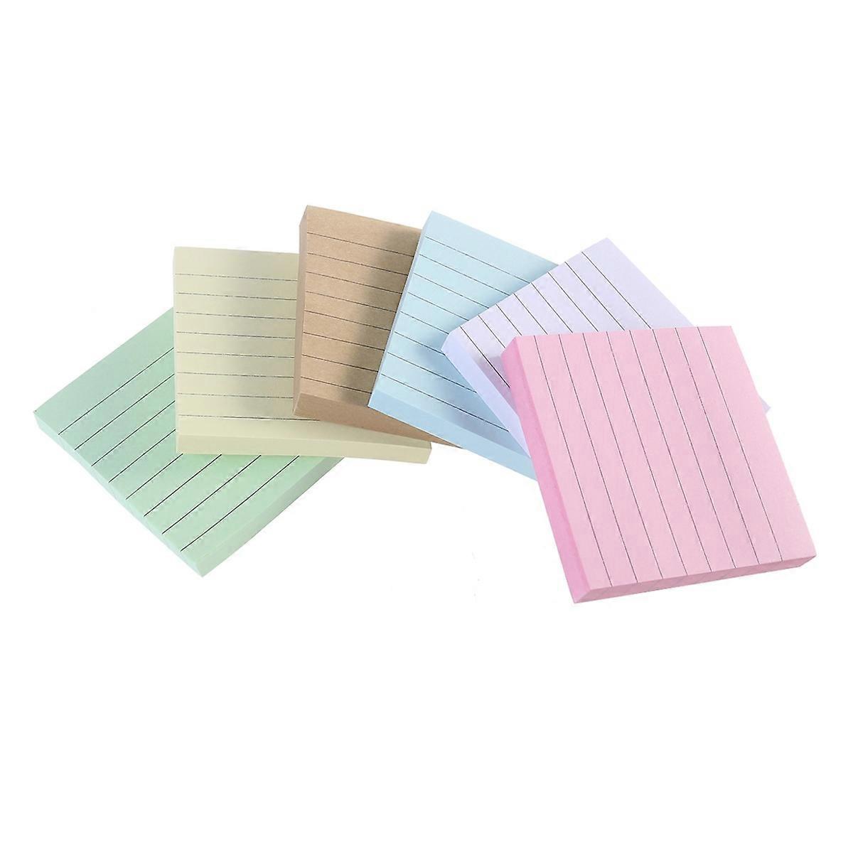 Note Pads 6Pcs The to Do List Notepad for Taking Notes Assorted Colors