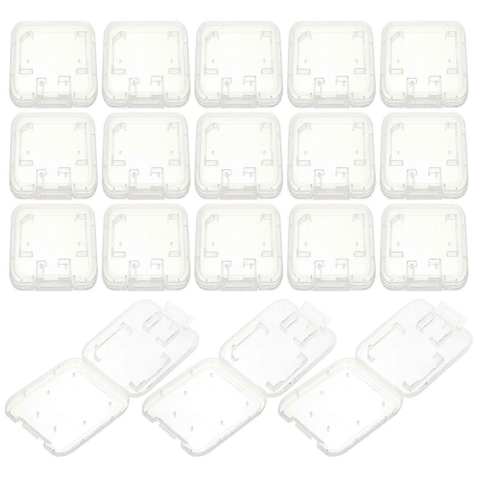 24pcs Memory Card Cases Portable Memory Card Holders Compatible with SD TF Cards