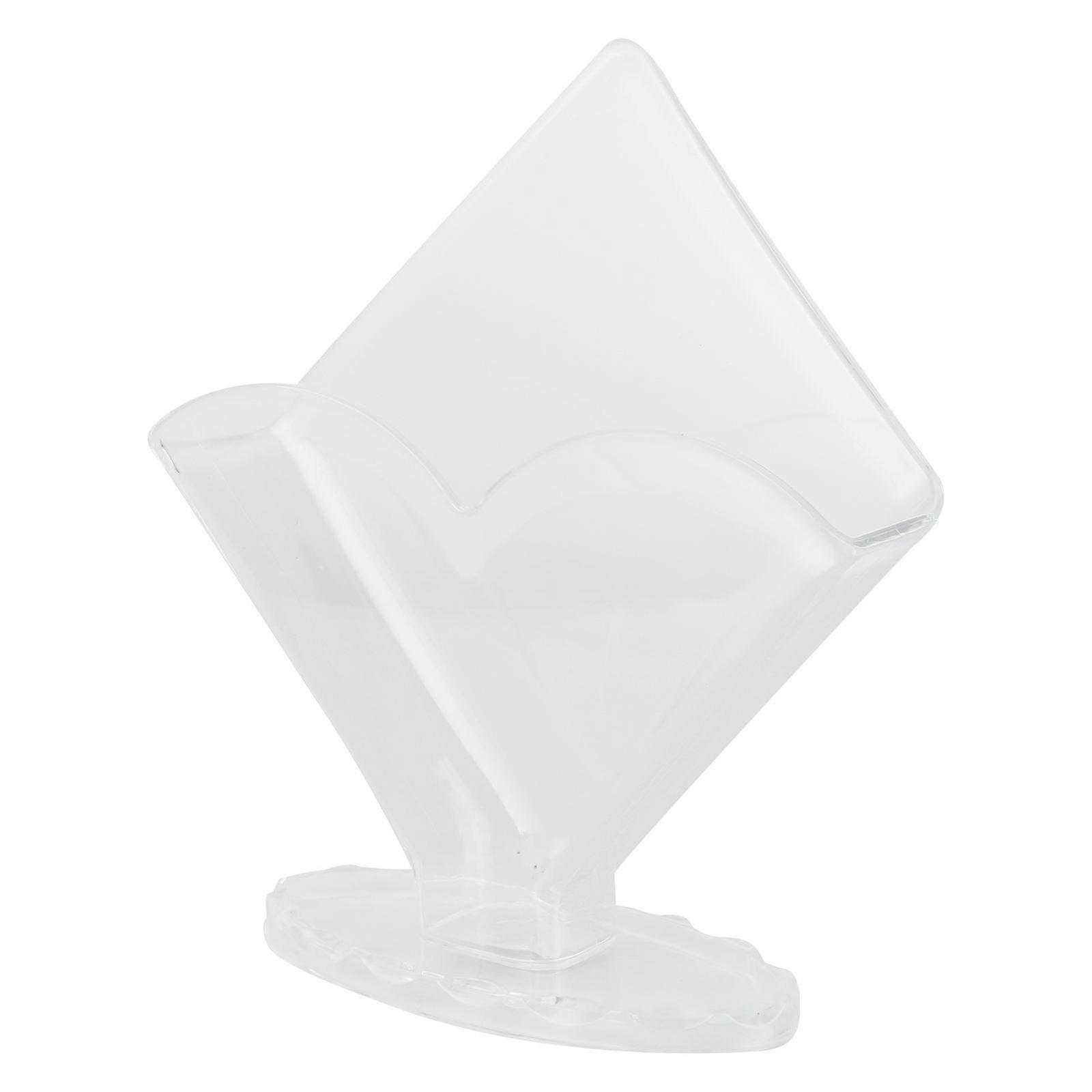 Table Tissue Box Acrylic Holder for Restaurant 2Pcs Pack