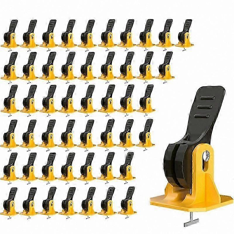 50 Pack Reusable Leveling Tools for Tile Installation, Floor Leveling System Kit